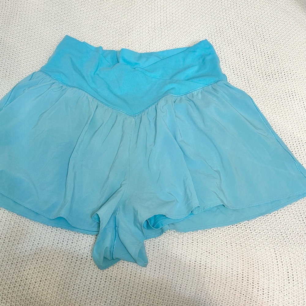 Aerie Offline real me crossover waist flowy shorts